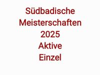 SBM Einzel 2025